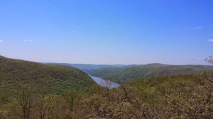 The view from way up high in Hudson Highlands State Park